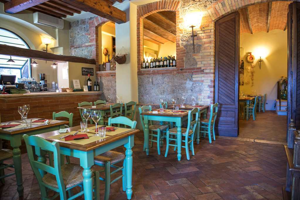 Hotel Villa Il Patriarca Chiusi Restaurang bild